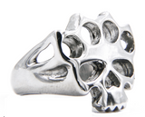 Stainless Steel Punisher Knuckles Ring SR194