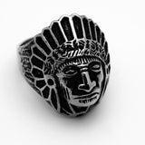 Indian Chief Men's Ring Stainless Steel SR28