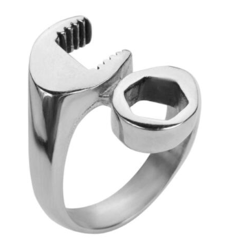 Wrench Ring Mechanic's Stainless Steel (Men's) SR32