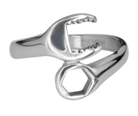 Ladies Wrench Ring Biker Ring Stainless Steel SR43