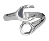 Ladies Wrench Ring Biker Ring Stainless Steel SR43