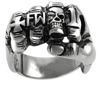 FTW "Fist" Ring Unisex Biker Ring Stainless Steel SR72