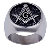 Masonic Signet Ring Unisex Stainless Steel SR88