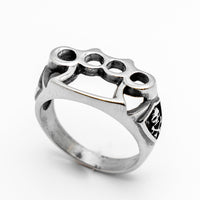 Brass Knuckles Ring Stainless Steel SR96
