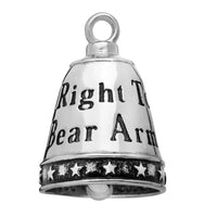 Motorcycle Biker Ride Bell® Second Amendment Stainless Steel Lage Version RB6L